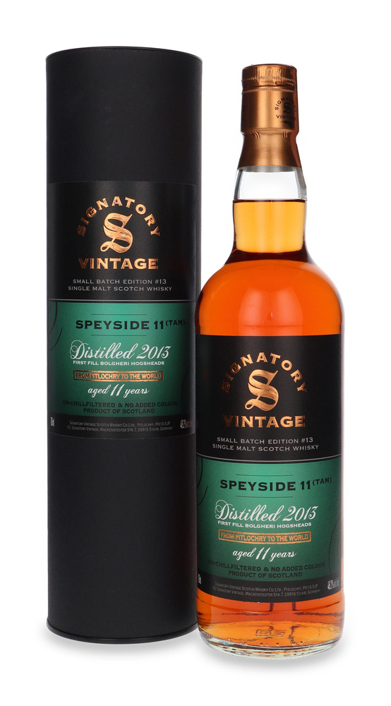 Speyside 11 Year Old Distilled 2013 Signatory Vintage / 48.2% / 0.7l