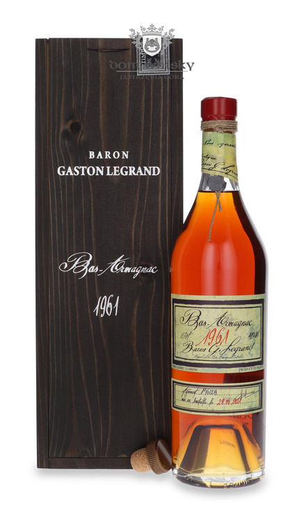 Armagnac Baron Gaston Legrand 1961 ( Bottled 2021) / 40% / 0,7l