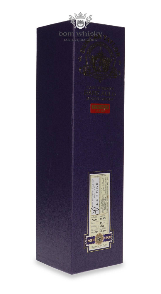 Glenesk 26-year-old (D.1981, B.2007) Duncan Taylor Rare Auld / 56.9% / 0.7l