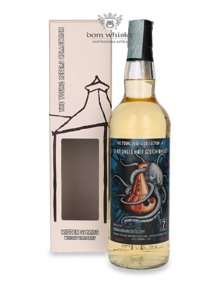 Bunnahabhain 7-letni (D.2008, B.2015) Hidden Spirits / 48% / 0,7l