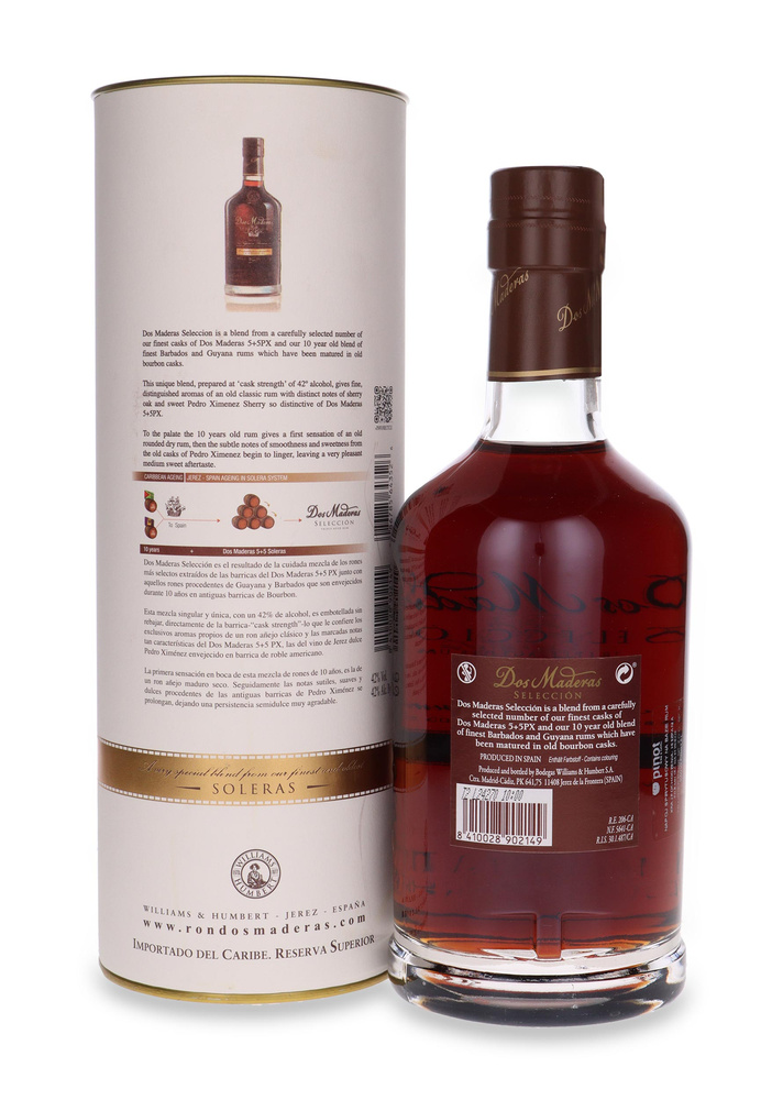 Dos Maderas Seleccion Triple Aged Rum / 42% / 0,7l