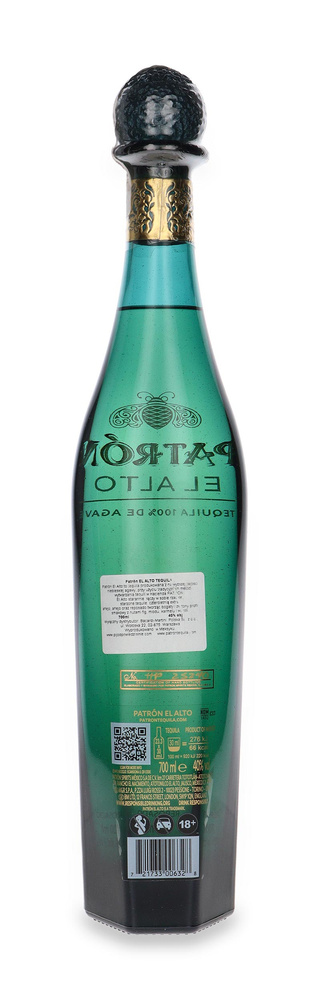 Patron El Alto Tequila 100% Agave 40% 0.7