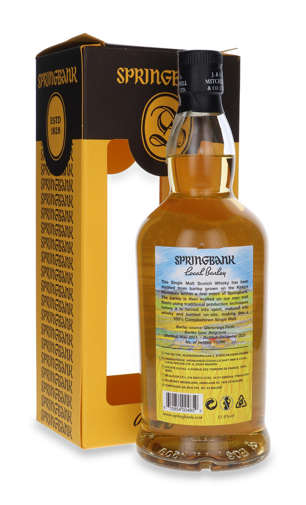 Springbank Local Barley 10-year-old (D.2011, B.2021) / 51.6% / 0.7l