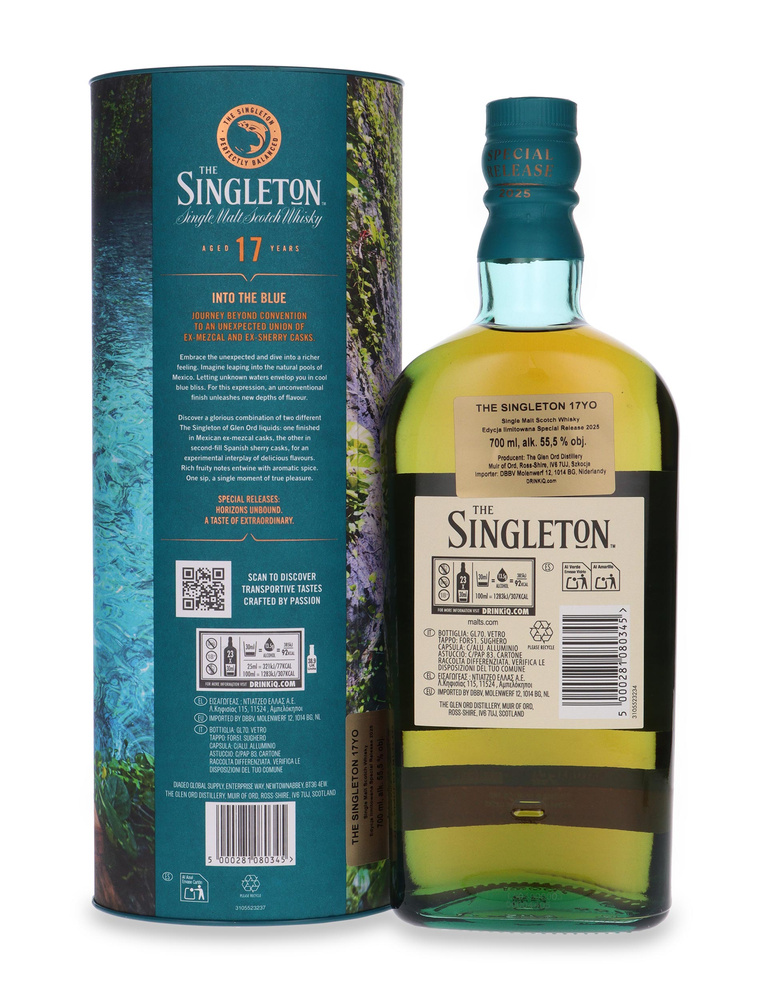 The Singleton of Glen Ord 17-letni, Into The Blue, Special Release 2025 / 55,5% / 0,7l
