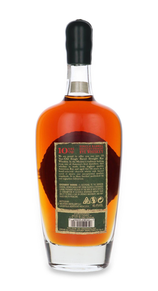 Michter's 10 Year Old Straight Rye Whiskey / 46.4% / 0.7l