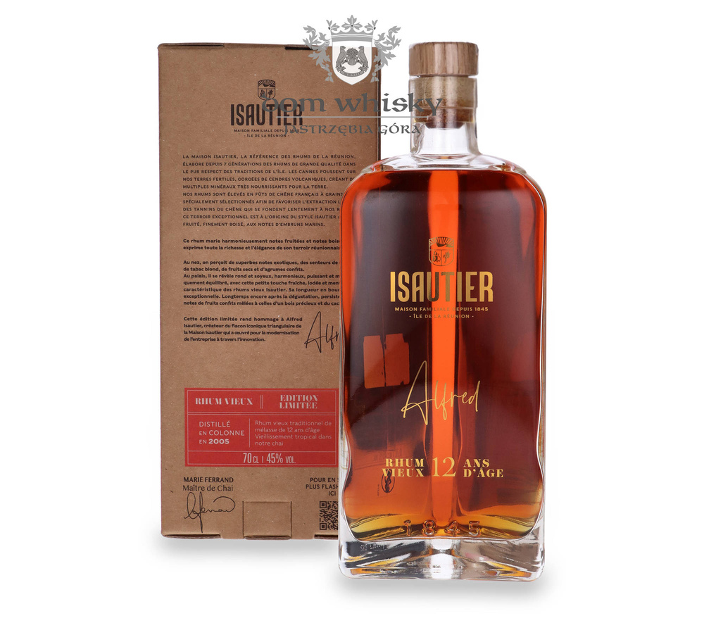 Isautier Alfred 12-letni Rhum Vieux / 45% / 0,7l