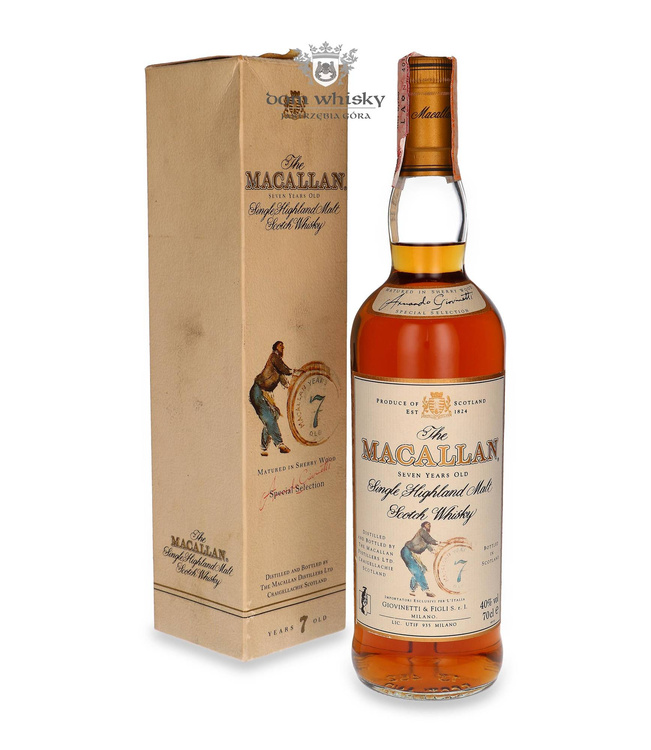 Macallan 7-letni Armando Giovinetti / 40%/ 0,7l