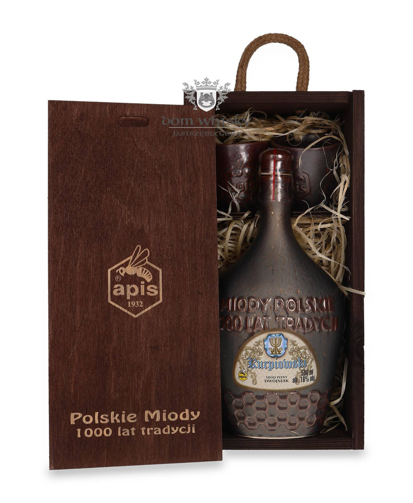Dwójniak Kurpiowski Mead set + 2 cups / 16% / 0.5l