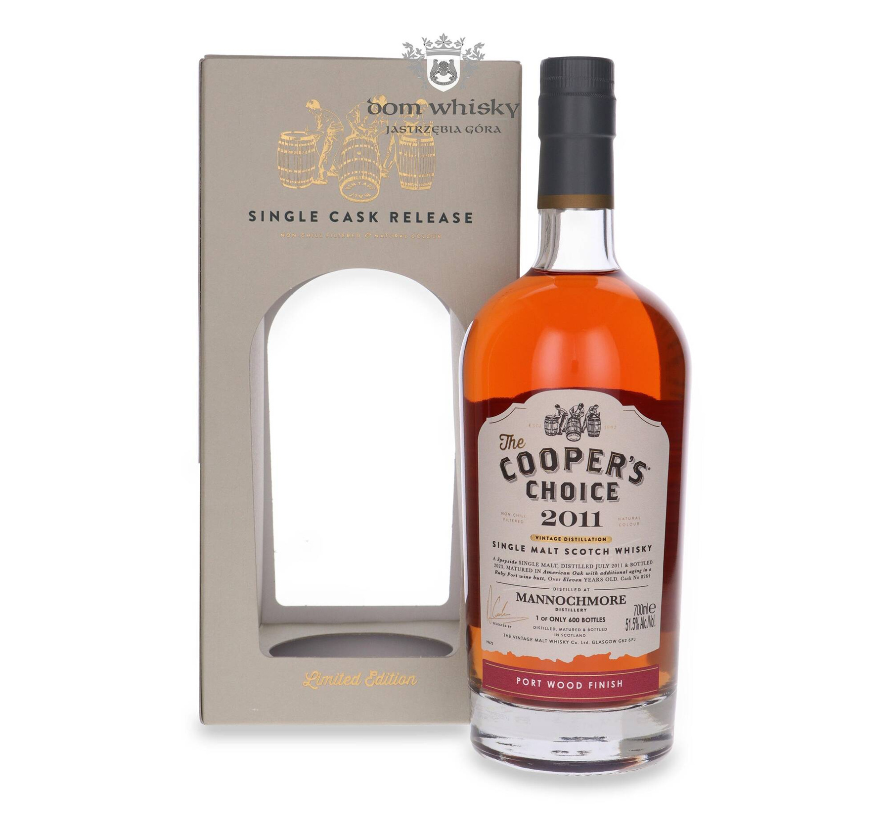 Mannochmore 11YO Port Wood Finish 51.5% 0.7l Scotch Whisky