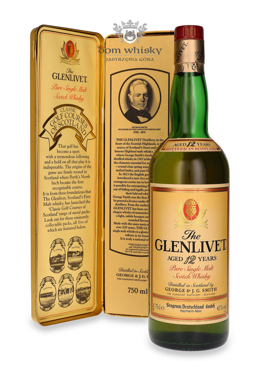 The Glenlivet 12-letni, Classic Golf Courses, Muirfield  / 43% / 0,75l