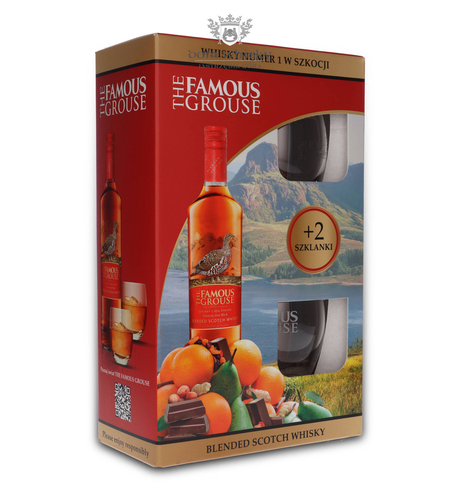 Famous Grouse Sherry Cask Finish + 2 cups / 40% / 0.7l