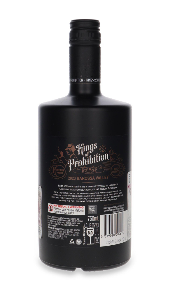 Kings of Prohibition Shiraz Barossa Valley 2023 / 13,5% / 0,75l