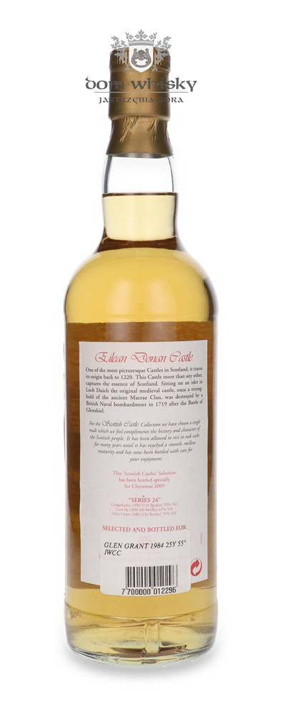 Glen Grant 25-year-old (D.1984, B.2009) Jack Wiebers Scottish Castles, Christmas Edition / 55%/ 0.7l