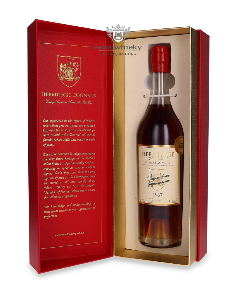 Cognac Hermitage 1967 Petite Champagne / 41% / 0.7l