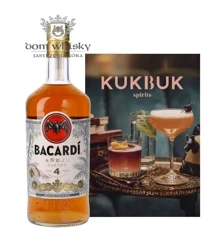 Bacardi Anejo Cuatro 4-letni Rum / 40% / 0,7l + magazyn KukBuk Spirits w prezencie!