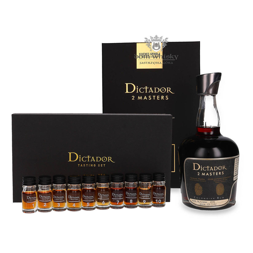 Dictador 2 Masters 1976 Ximenez-Spinola 50 Year Old French Oak / 46.4% / 0.7l + set of miniatures
