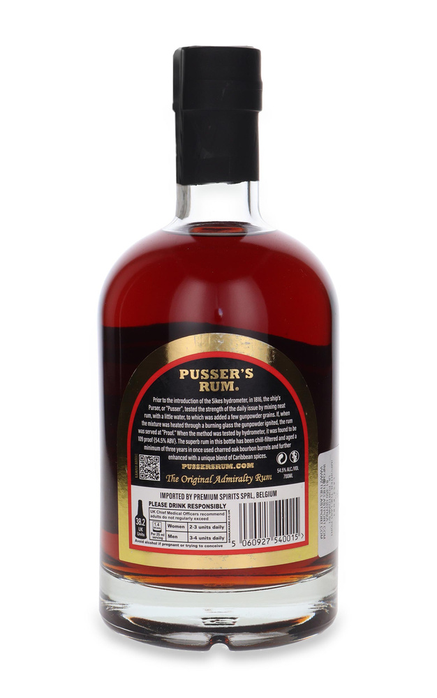 Pusser's Rum Gunpowder Proof Spiced / 54.5% / 0.7l