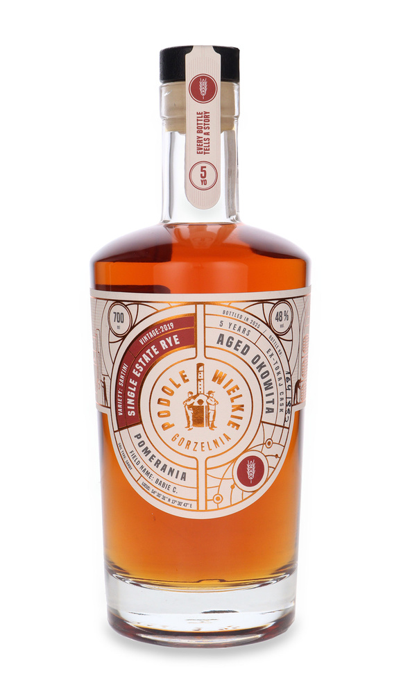 Okowita Podole Wielkie Żyto 5-letni Ex-Tokaj Cask 2025 / 48% / 0,7l