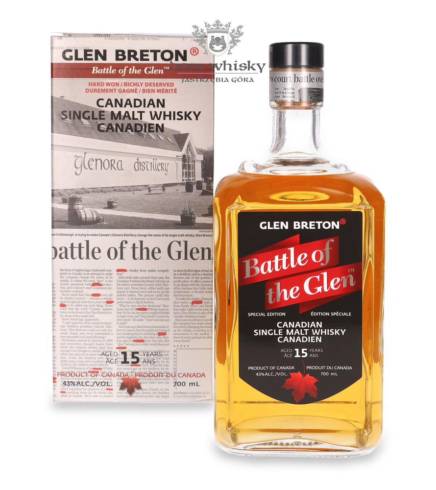 Glen Breton 15-letni Battle of the Glen Special Edition / 43% / 0,7l