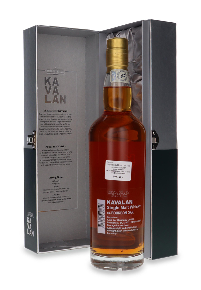Kavalan Single Malt ex-Bourbon Oak / 46% / 0,7l