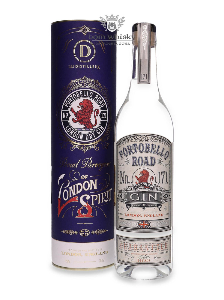 Portobello Road London Dry Gin No. 171 / Tube/ 42% / 0.7l