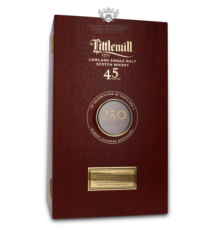 Littlemill 45-letni, 250th Anniversary (D.1976, B.2022) /41,8%/ 0,7l