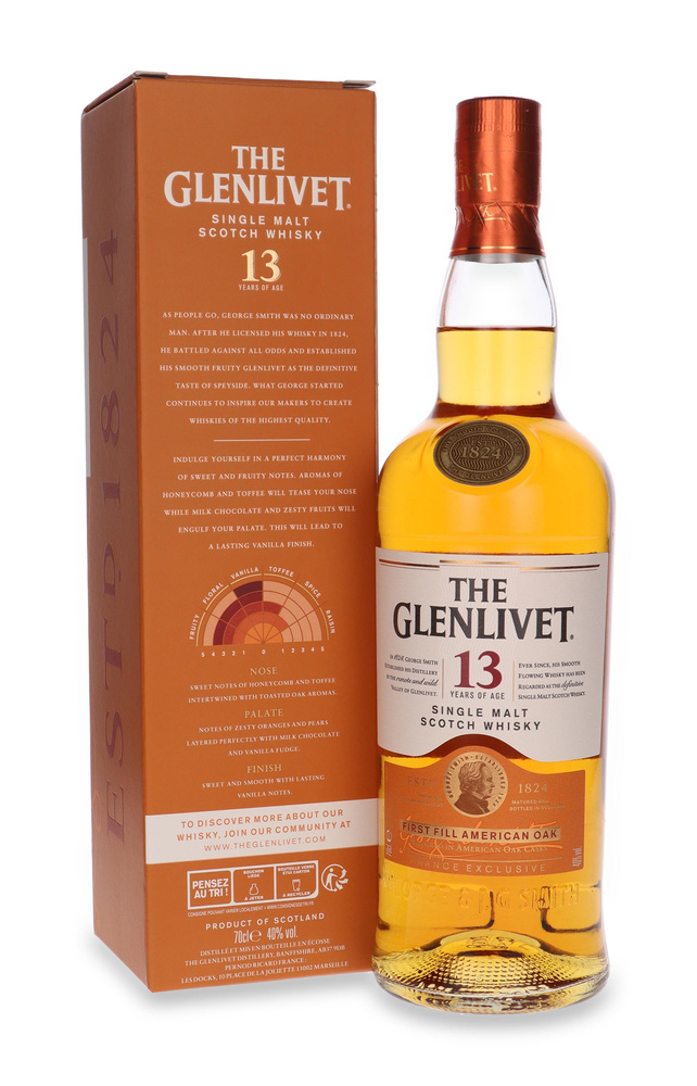 The Glenlivet 13-year-old First Fill American Oak / 40% / 0.7l