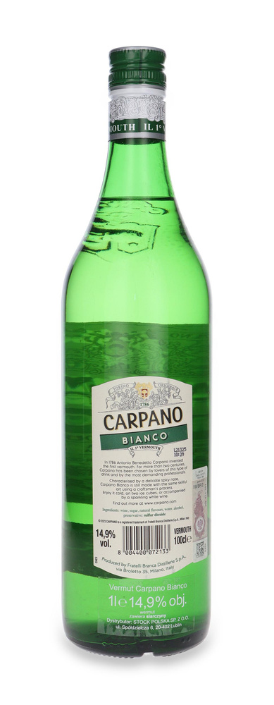 Carpano Bianco Vermouth / 14,9% / 1,0l