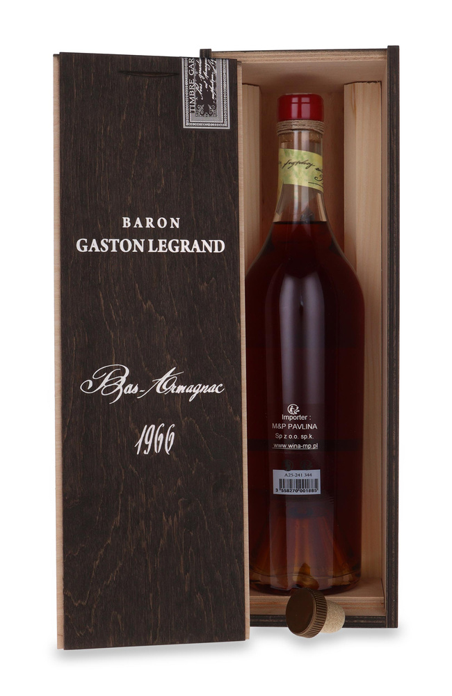 Armagnac Baron Gaston Legrand 1966 / 40% / 0,7l