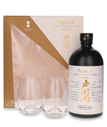 Togouchi Premium Blended Whisky + 2 szklanki / 40% / 0,7l
