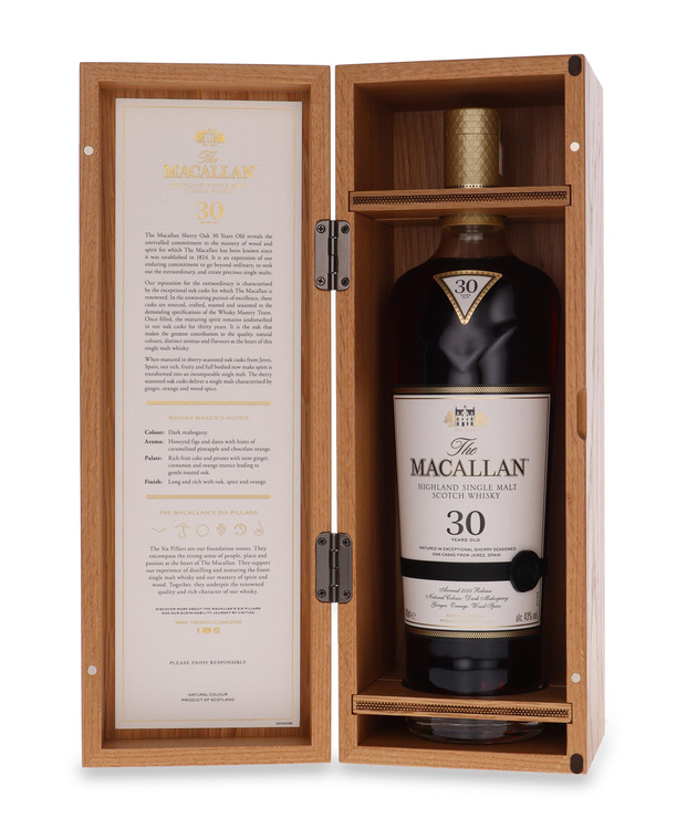 Macallan 30-letni Sherry Cask (2024 Release) / 43%/ 0,7l                                                     