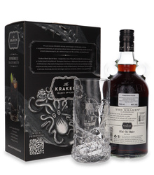 Kraken Spiced Black + szklanka / 40% / 0,7l