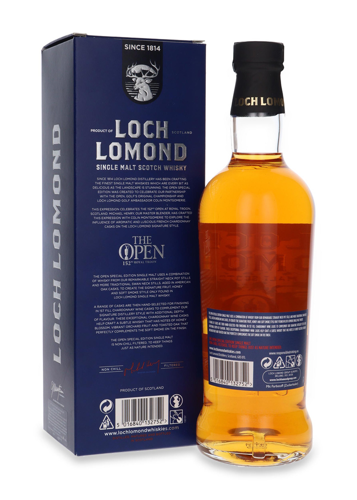 Loch Lomond The Open 152nd Royal Troon Special Edition / 46%/ 0,7l + piersiówka