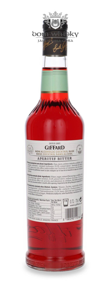 Baza do koktajli Giffard Aperitif Bitter 0% 0,7L