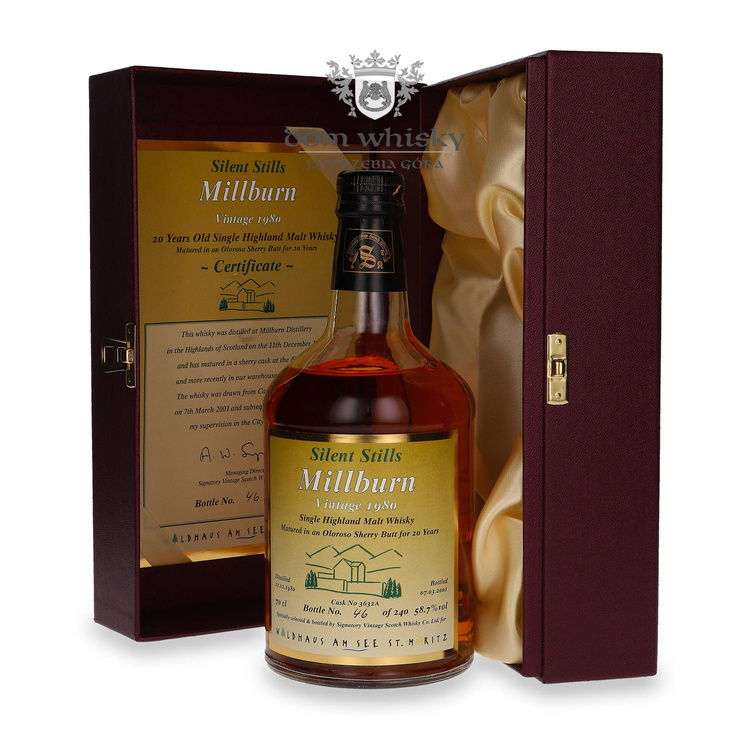 Millburn 20-letni (D.1980, B.2001) Signatory Vintage / 58,7%/ 0,7l