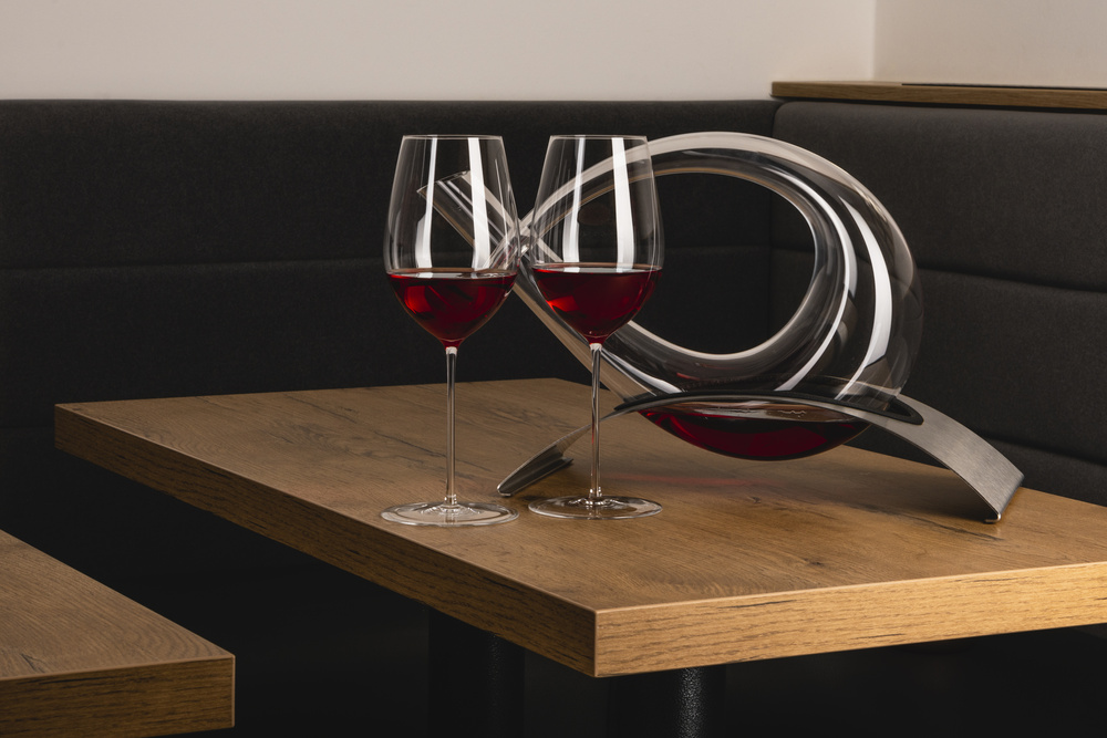 Karafka Eisch Duck Decanter 773/1.5 with stainless steel base