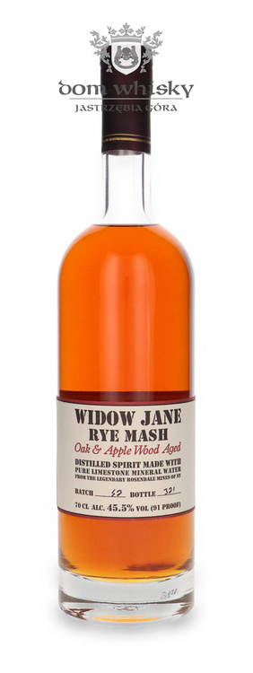 Widow Jane Rye Mash, Oak & Apple Wood Aged / 45,5% / 0,7l 