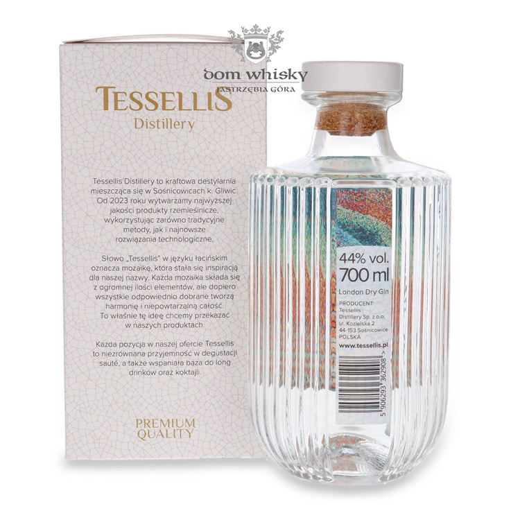 Tessellis London Dry Gin / 44% / 0,7l