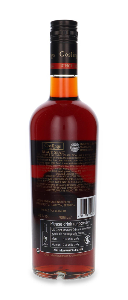 Gosling's Black Seal Bermuda Black Rum / 40% / 0,7l
