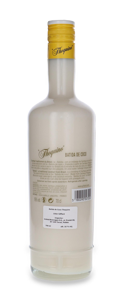 Likier Giffard Batida de Coco Thoquino 16% 0,7L
