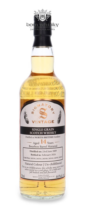 North British 14-letni (D.2009, B.2024) Signatory Vintage / 46%/0,7l