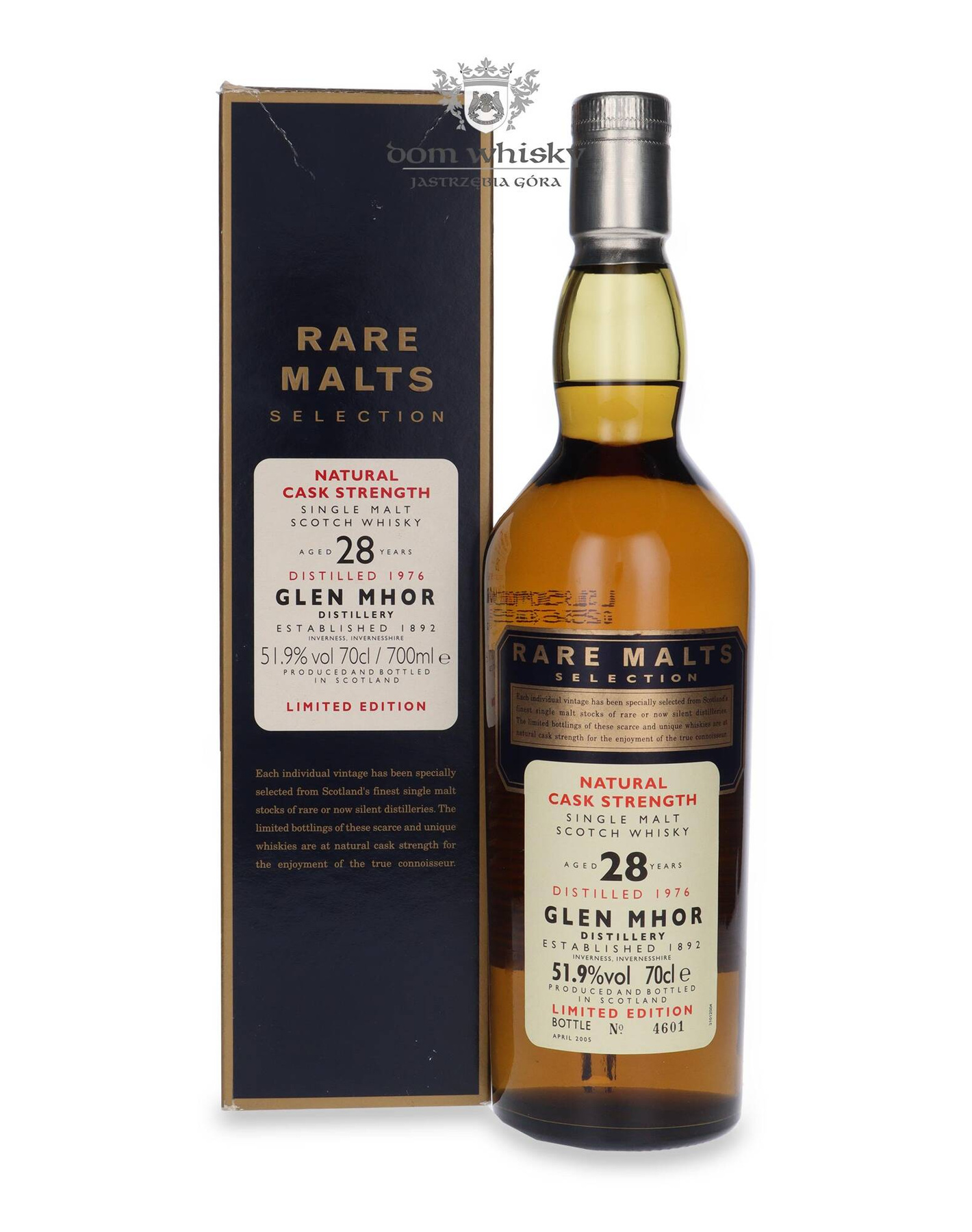Glen Mhor 28-letni Rare Malts 51,9% 0,7l Whisky Szkocja