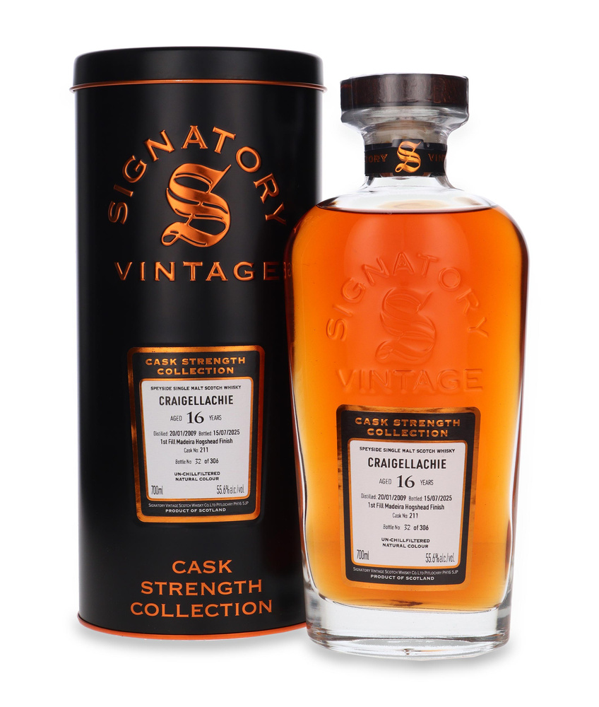 Craigellachie 16-letni (D.2009, B.2025) Signatory Vintage / 55,6% / 0,7l