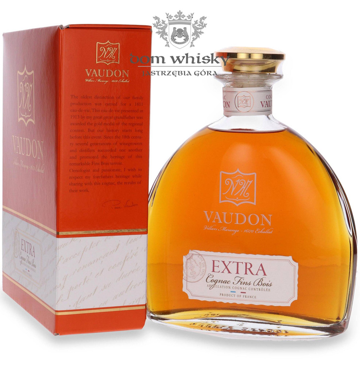 Cognac Vaudon Extra Fins Bois / 44% / 0,7l