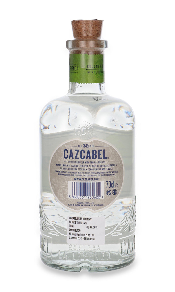 Cazcabel Coconut Liqueur  / 34% / 0,7l