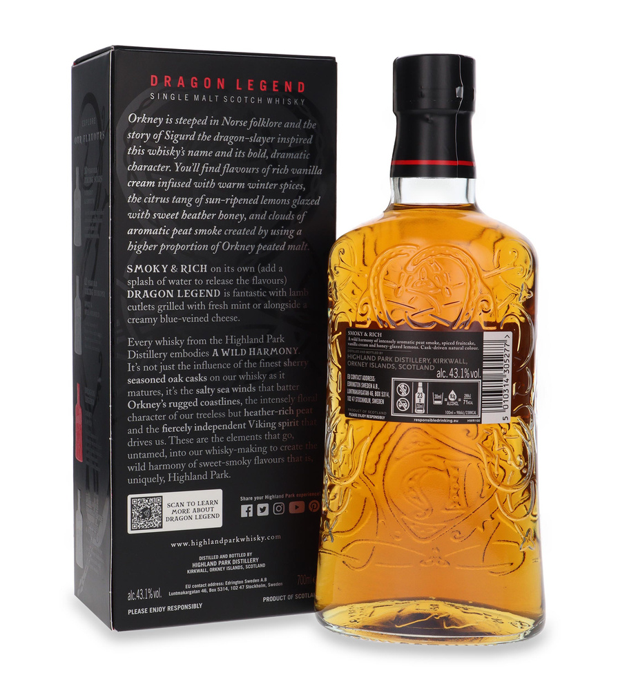 Highland Park Dragon Legend / 43,1% / 0,7l 
