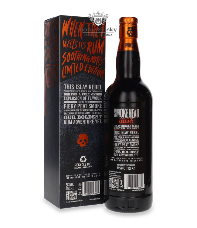 Smokehead Rum Cask Rebel XLE / 58% / 0,7l