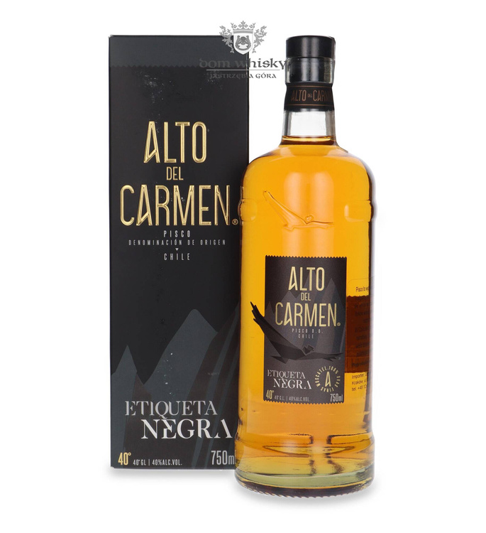 Pisco Alto del Carmen Etiqueta Negra / 40% / 0,75l