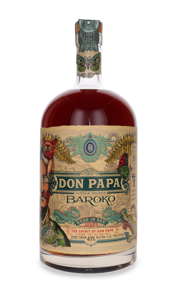 Don Papa Baroko Rum Philipines / 40% / 4,5l