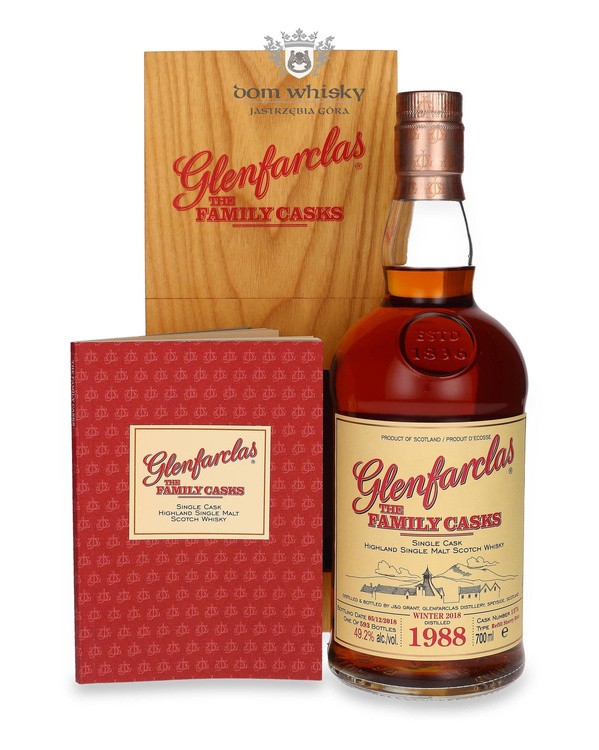 Glenfarclas The Family Casks 1988 (Bottled 2018) / 49,2% / 0,7l